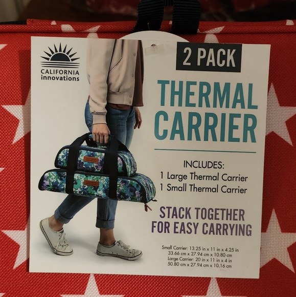 California Innovations 2 Pack Thermal Carrier NWT - Picture 2 of 10